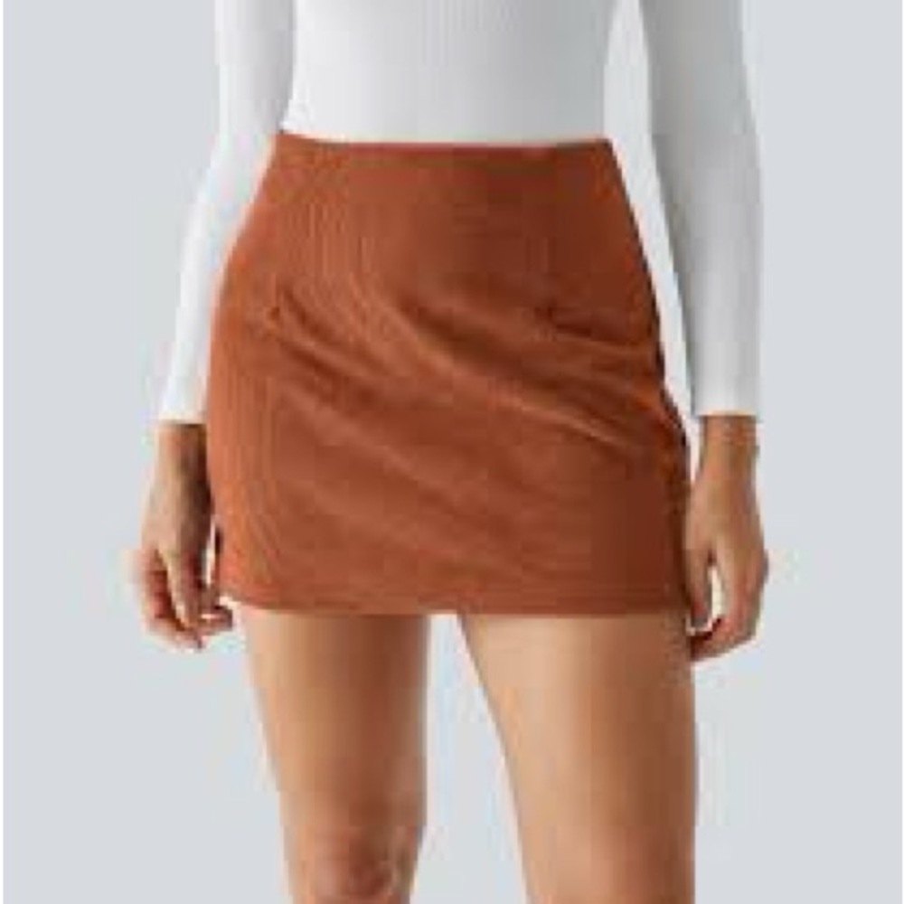 Halara High Waisted Corduroy Skirt Two for One